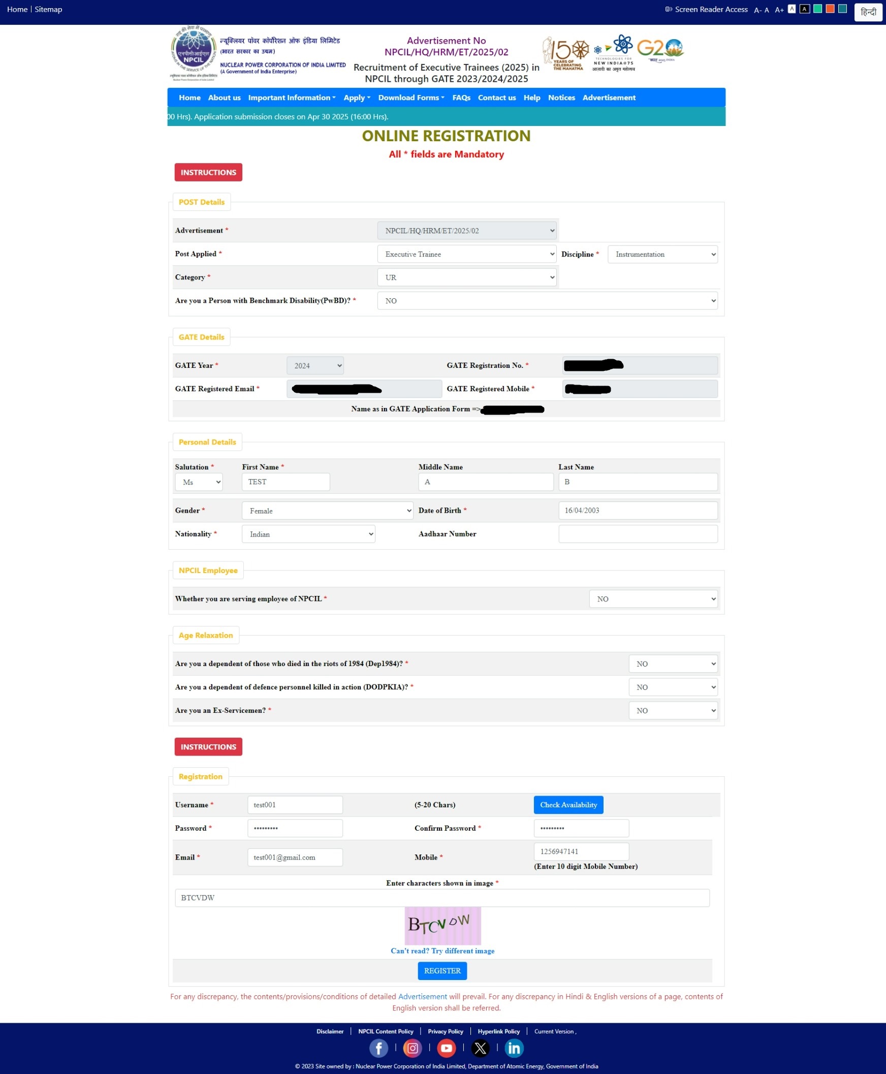 Registration