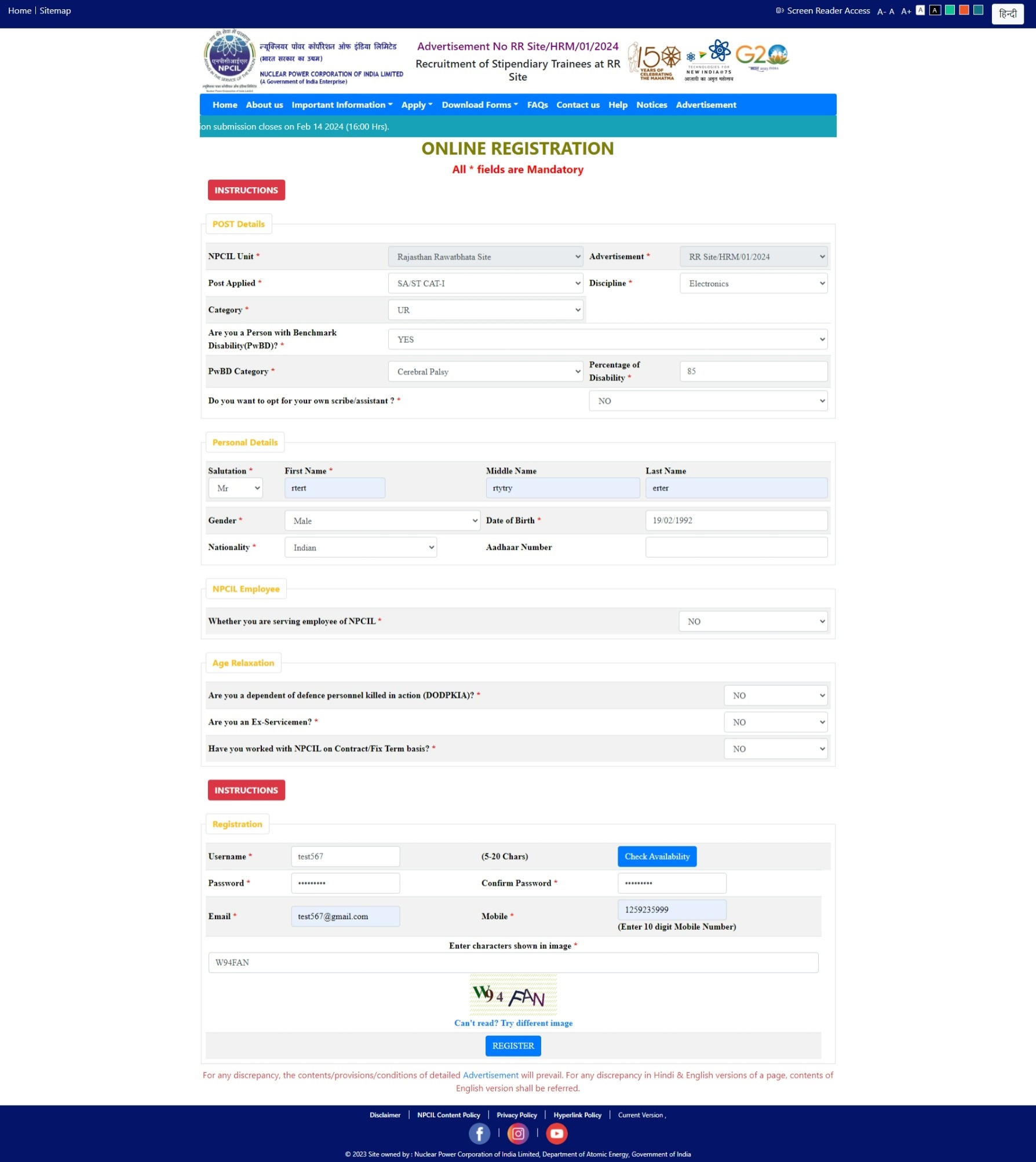 Registration